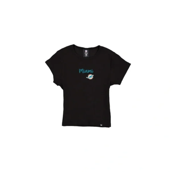 Caps* Miami Dolphins Sport Classics Womens Baby Tee - KTGCaps - Baseball caps for various teams, purchased online at a discount