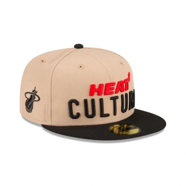 Caps* Miami Heat 2023 City Edition Alt 2 59FIFTY Fitted Hat - KTGCaps - Baseball caps for various teams, purchased online at a discount