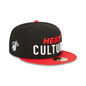 Caps* Miami Heat 2023 City Edition 59FIFTY Fitted Hat - KTGCaps - Baseball caps for various teams, purchased online at a discount