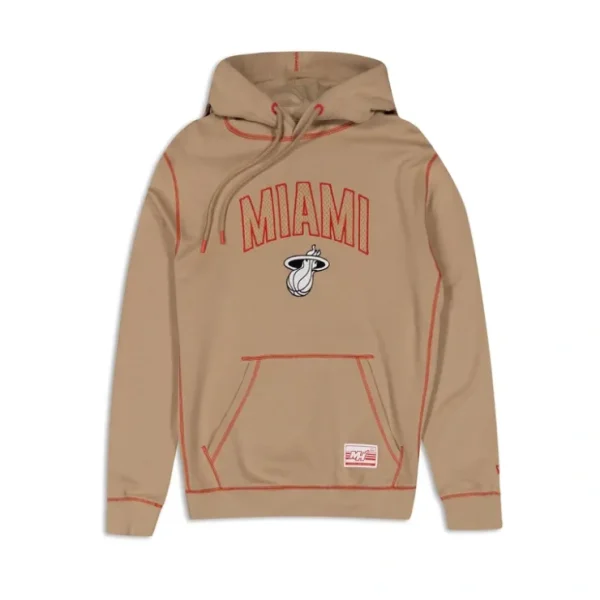 Caps* Miami Heat 2023 City Edition Tan Hoodie - KTGCaps - Baseball caps for various teams, purchased online at a discount