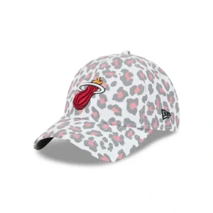Caps* Miami Heat Active Animal Print Womens 9TWENTY Adjustable Hat - KTGCaps - Baseball caps for various teams, purchased online at a discount