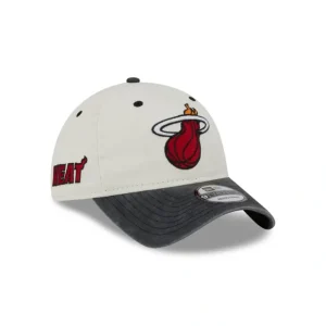 Caps* Miami Heat Classic Sidescript 9TWENTY Adjustable Hat - KTGCaps - Baseball caps for various teams, purchased online at a discount