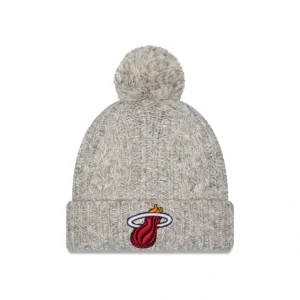 Caps* Miami Heat Shimmer Pom Knit Hat - KTGCaps - Baseball caps for various teams, purchased online at a discount