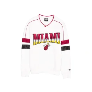 Caps* Miami Heat Sport Classics White Crewneck - KTGCaps - Baseball caps for various teams, purchased online at a discount