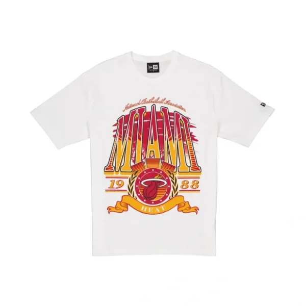 Caps* Miami Heat Sport Classics White TShirt - KTGCaps - Baseball caps for various teams, purchased online at a discount