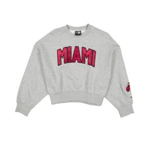 Online Miami Heat Sport Classics Womens Crewneck - KTGCaps - Baseball caps for various teams, purchased online at a discount