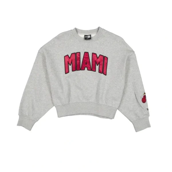Online Miami Heat Sport Classics Womens Crewneck - KTGCaps - Baseball caps for various teams, purchased online at a discount