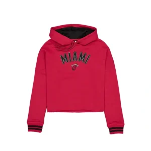 Caps* Miami Heat Sport Night Red Womens Hoodie - KTGCaps - Baseball caps for various teams, purchased online at a discount