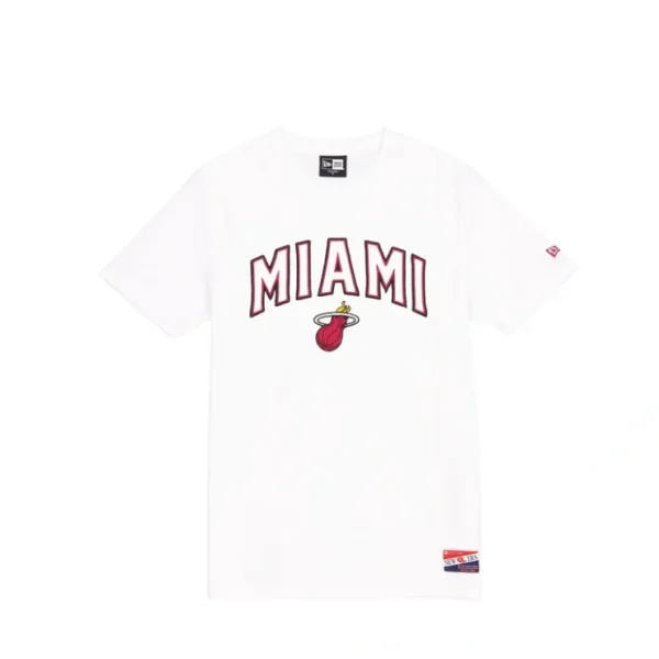 Caps* Miami Heat Throwback White TShirt - KTGCaps - Baseball caps for various teams, purchased online at a discount