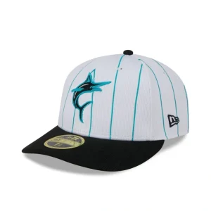 Caps* Miami Marlins 2024 Batting Practice Low Profile 59FIFTY Fitted Hat - KTGCaps - Baseball caps for various teams, purchased online at a discount