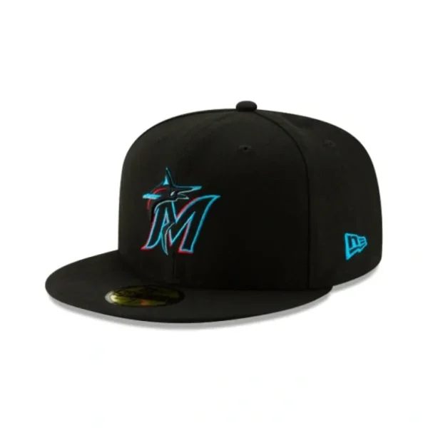 Caps* Miami Marlins Authentic Collection 59FIFTY Fitted Hat - KTGCaps - Baseball caps for various teams, purchased online at a discount