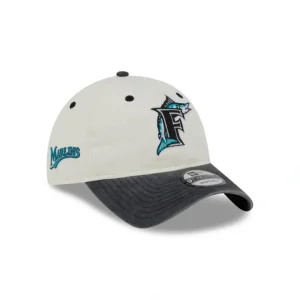 Caps* Miami Marlins Classic Sidescript 9TWENTY Adjustable Hat - KTGCaps - Baseball caps for various teams, purchased online at a discount