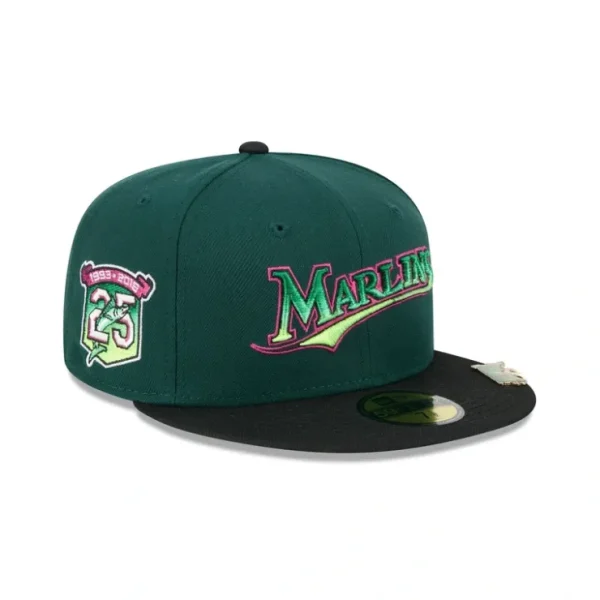 Caps* Miami Marlins Crawlers 59FIFTY Fitted Hat - KTGCaps - Baseball caps for various teams, purchased online at a discount