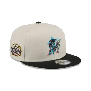 Caps* Miami Marlins Floral Fill 9FIFTY Snapback Hat - KTGCaps - Baseball caps for various teams, purchased online at a discount