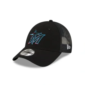 Caps* Miami Marlins 9FORTY Trucker Hat - KTGCaps - Baseball caps for various teams, purchased online at a discount