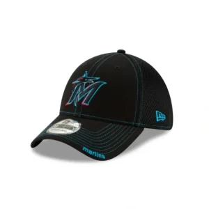 Caps* Miami Marlins NEO 39THIRTY Stretch Fit Hat - KTGCaps - Baseball caps for various teams, purchased online at a discount
