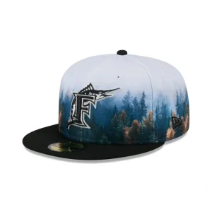 Caps* Miami Marlins Photoreal 59FIFTY Fitted Hat - KTGCaps - Baseball caps for various teams, purchased online at a discount