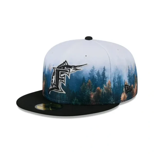 Caps* Miami Marlins Photoreal 59FIFTY Fitted Hat - KTGCaps - Baseball caps for various teams, purchased online at a discount