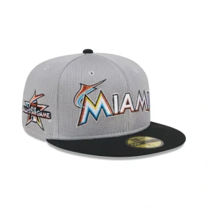 Caps* Miami Marlins Pivot Mesh 59FIFTY Fitted Hat - KTGCaps - Baseball caps for various teams, purchased online at a discount
