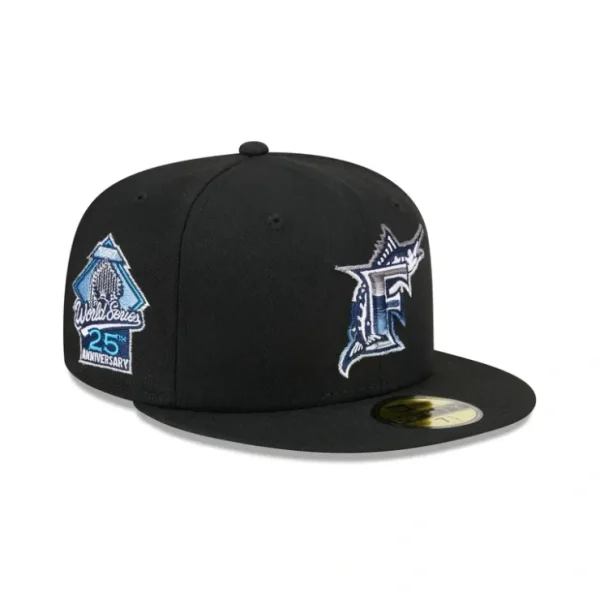 Caps* Miami Marlins Raceway 59FIFTY Fitted Hat - KTGCaps - Baseball caps for various teams, purchased online at a discount