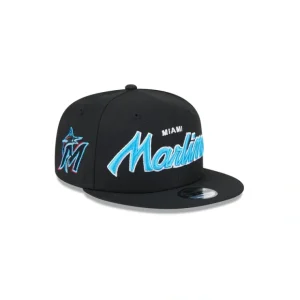 Caps* Miami Marlins Script Kids 9FIFTY Snapback Hat - KTGCaps - Baseball caps for various teams, purchased online at a discount