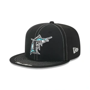 Caps* Miami Marlins Sport Classics 59FIFTY Fitted Hat - KTGCaps - Baseball caps for various teams, purchased online at a discount