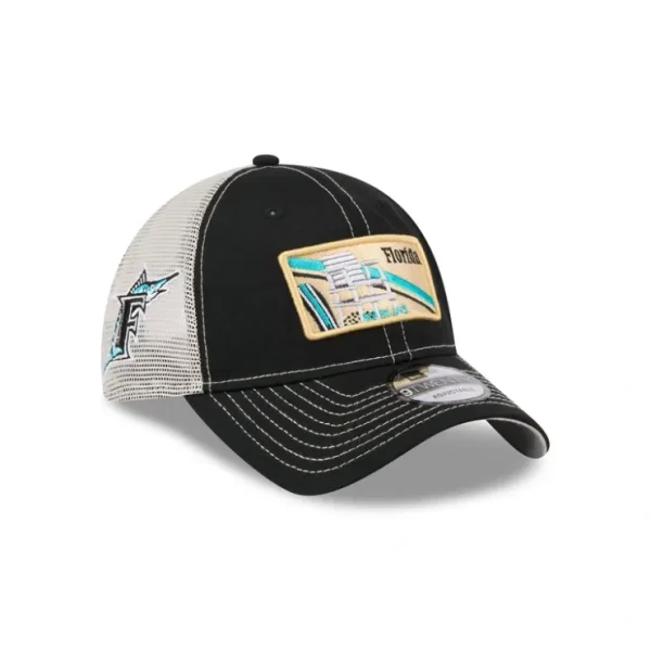 Caps* Miami Marlins State Souvenir 9TWENTY Trucker Hat - KTGCaps - Baseball caps for various teams, purchased online at a discount