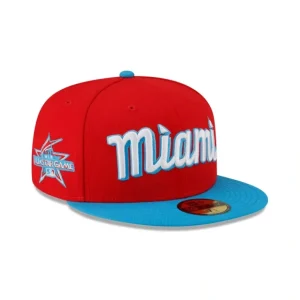 Caps* Miami Marlins Team 59FIFTY Fitted Hat - KTGCaps - Baseball caps for various teams, purchased online at a discount