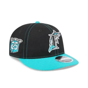 Caps* Miami Marlins Thunder Crown Retro Crown 9FIFTY Snapback Hat - KTGCaps - Baseball caps for various teams, purchased online at a discount
