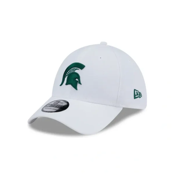 Caps* Michigan State Spartans Chrome 39THIRTY Stretch Fit Hat - KTGCaps - Baseball caps for various teams, purchased online at a discount