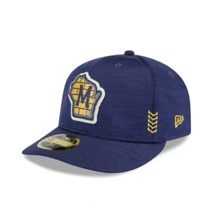 Best Sale Milwaukee Brewers 2024 Clubhouse Low Profile 59FIFTY Fitted Hat - KTGCaps - Baseball caps for various teams, purchased online at a discount