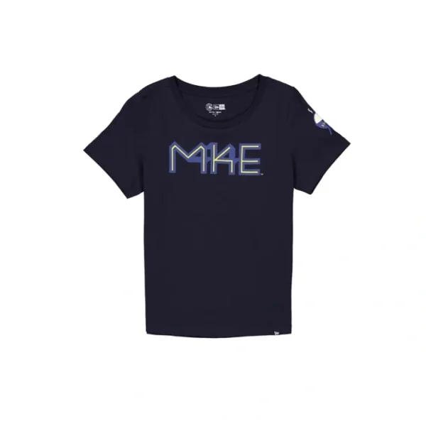 Caps* Milwaukee Brewers City Connect Womens TShirt - KTGCaps - Baseball caps for various teams, purchased online at a discount
