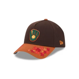 Caps* Milwaukee Brewers Fall Foliage 9FORTY AFrame Snapback Hat - KTGCaps - Baseball caps for various teams, purchased online at a discount