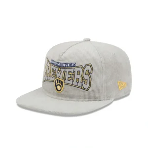 Caps* Milwaukee Brewers Gray Cord Golfer Hat - KTGCaps - Baseball caps for various teams, purchased online at a discount