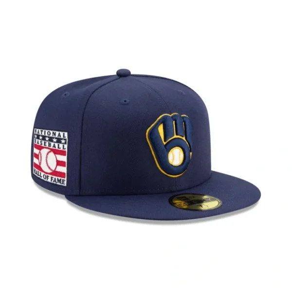 Caps* Milwaukee Brewers Hall of Fame Weekend 2024 59FIFTY Fitted Hat - KTGCaps - Baseball caps for various teams, purchased online at a discount