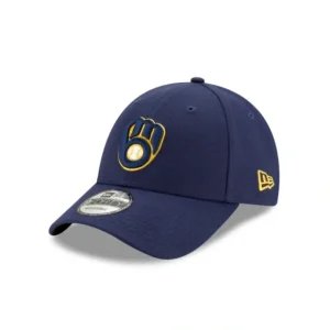 Caps* Milwaukee Brewers The League 9FORTY Stretch Fit Hat - KTGCaps - Baseball caps for various teams, purchased online at a discount