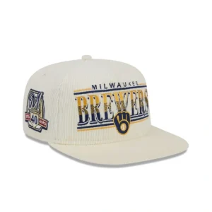 Caps* Milwaukee Brewers Throwback Corduroy Golfer Hat - KTGCaps - Baseball caps for various teams, purchased online at a discount