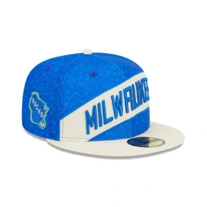 Caps* Milwaukee Bucks 2023 City Edition 59FIFTY Fitted Hat - KTGCaps - Baseball caps for various teams, purchased online at a discount