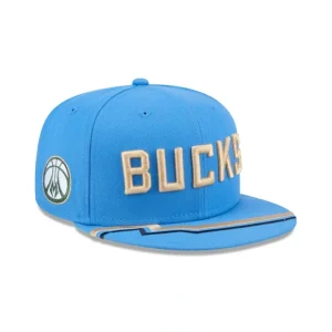 Caps* Milwaukee Bucks 2024 City Edition 9FIFTY Snapback Hat - KTGCaps - Baseball caps for various teams, purchased online at a discount
