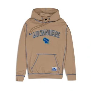 Caps* Milwaukee Bucks 2023 City Edition Tan Hoodie - KTGCaps - Baseball caps for various teams, purchased online at a discount