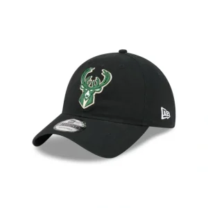 Caps* Milwaukee Bucks Black 9TWENTY Adjustable Hat - KTGCaps - Baseball caps for various teams, purchased online at a discount