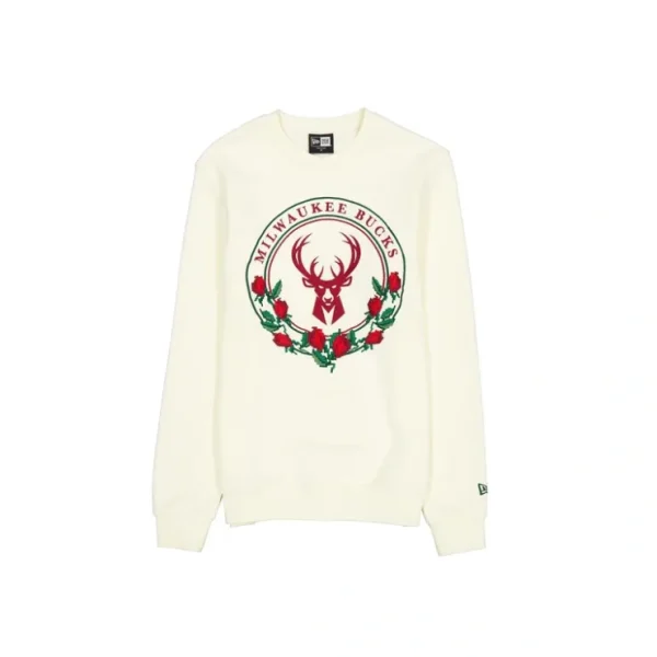 Caps* Milwaukee Bucks Novelty Stitch Crewneck - KTGCaps - Baseball caps for various teams, purchased online at a discount