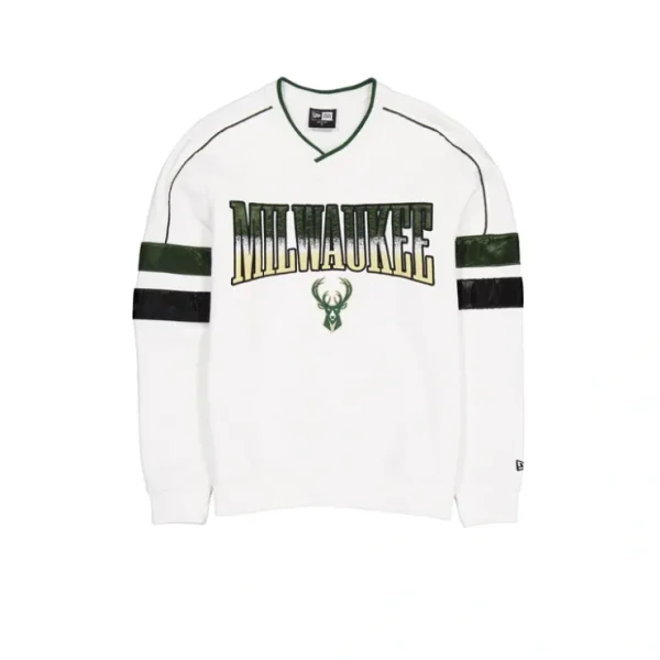 Caps* Milwaukee Bucks Sport Classics White Crewneck - KTGCaps - Baseball caps for various teams, purchased online at a discount