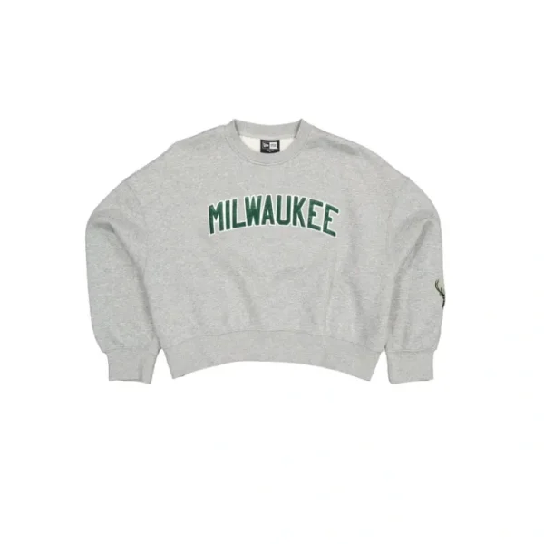 Caps* Milwaukee Bucks Sport Classics Womens Crewneck - KTGCaps - Baseball caps for various teams, purchased online at a discount