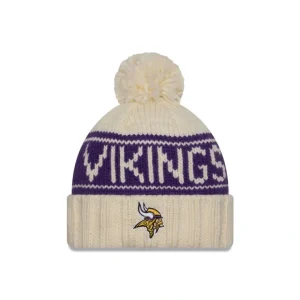 Caps* Minnesota Vikings 2024 Cold Weather Chrome Pom Knit Hat - KTGCaps - Baseball caps for various teams, purchased online at a discount