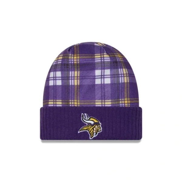 Caps* Minnesota Vikings 2024 Cold Weather Statement Knit Beanie - KTGCaps - Baseball caps for various teams, purchased online at a discount