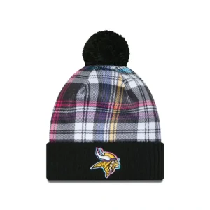 Caps* Minnesota Vikings 2024 Crucial Catch Sport Pom Knit Hat - KTGCaps - Baseball caps for various teams, purchased online at a discount
