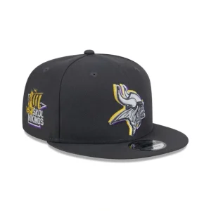 Caps* Minnesota Vikings 2024 Draft 9FIFTY Snapback Hat - KTGCaps - Baseball caps for various teams, purchased online at a discount