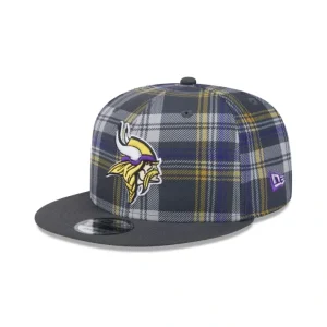 Caps* Minnesota Vikings 2024 Sideline Statement Gray 9FIFTY Snapback Hat - KTGCaps - Baseball caps for various teams, purchased online at a discount