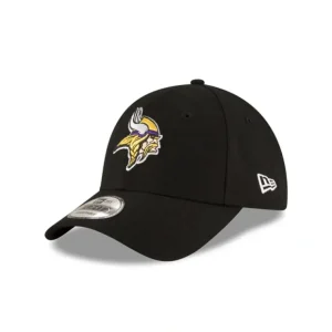 Caps* Minnesota Vikings The League Black 9FORTY Adjustable Hat - KTGCaps - Baseball caps for various teams, purchased online at a discount